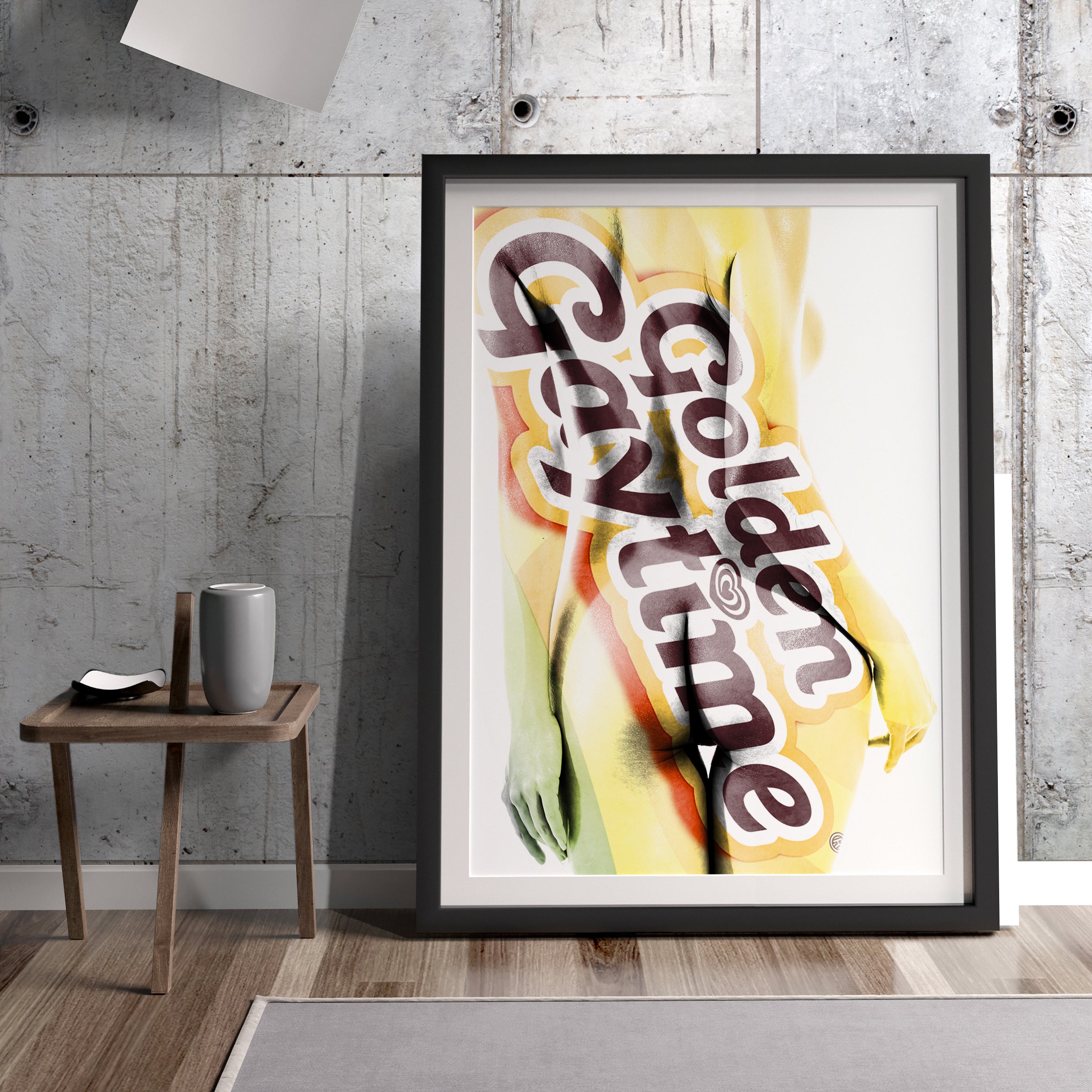 GOLDEN ICE CREAM - Limited Edition Art Print