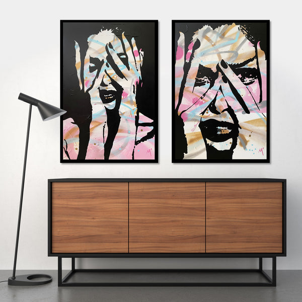 HIDDEN PASTEL 1 -  Painted Artwork