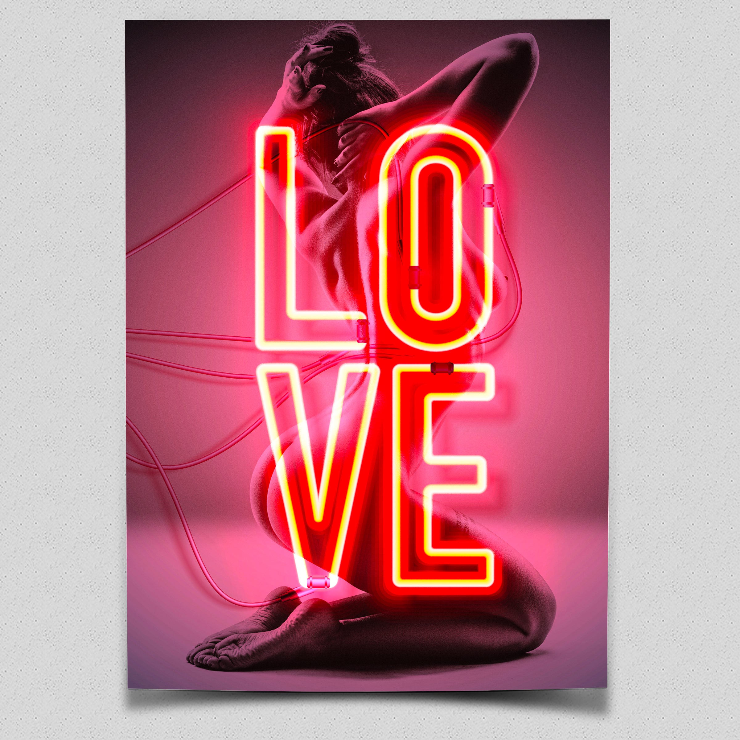LOVE Neon - Limited Edition Art Print