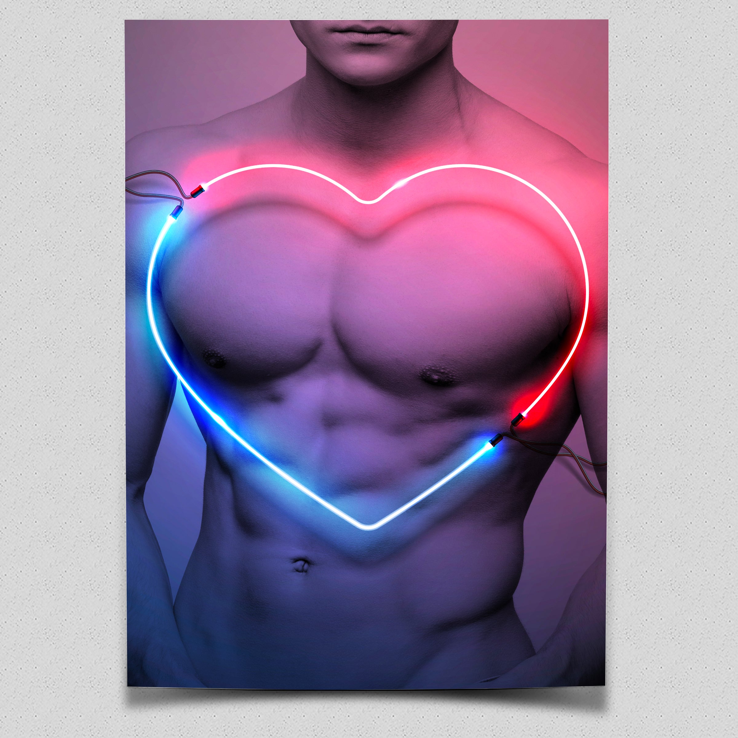 NEON Male - Limited Edition Art Print